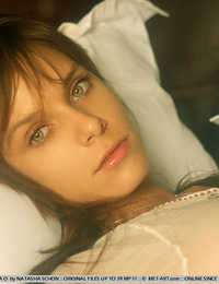 Soft green eyes look at you while seducing you with a sexy body. - Julia O - Presenting Julia